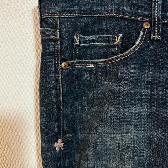 LUCKY BRAND Sz 14 Classic Rider Dark Blue Denim Jeans NEW WITH TAGS - Picture 7 of 12